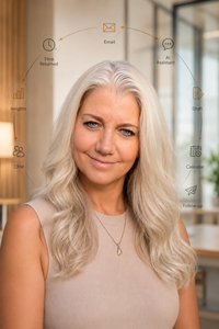 Melanie, founder